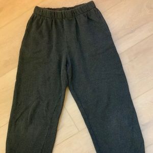 Brandy Melville Charcoal Rosa Sweatpants